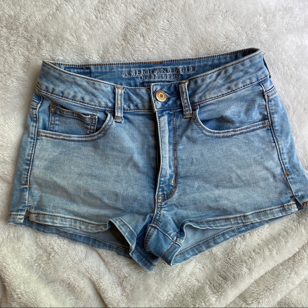American Eagle High-Rise Denim Shorts